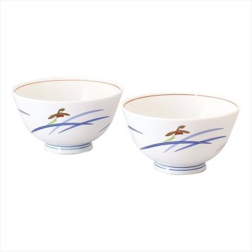 香蘭社 〈オーキッドブルーム〉 組飯碗　 42801-2DOD  内祝 内祝い お祝 御祝 記念品 出産内祝い プレゼント 快気祝い 粗供養 引出物