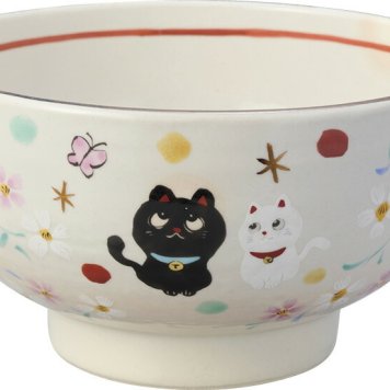 春の贈り物便り夢咲くなでしこ 夕立高台和丼 夕立窯 直径17.5×9.8cm