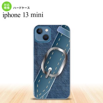 iPhone13mini iPhone13 mini ケース ハードケース ベルト 青  nk-i13m-328