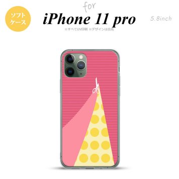 iPhone11Pro iPhone11 Pro スマホケース ソフトケース はさみ ピンク メンズ レディース nk-i11p-tp1344