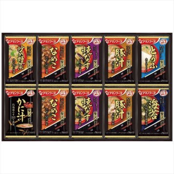 送料無料 アマノフーズ 敬老祝 おみそ汁贅沢ギフト  ※お届けは9/19～21となります（お届け指定不可） 敬老の日 老人会 自治会 記念品 イベント 粗品