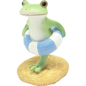 【ギフト対応無料】コポー うきわで大はしゃぎ！ ダイカイ Copeau(コポー) コポーシリーズ かえる カエル 置物 オブジェ ※送料無料(北海道・沖縄は除く)