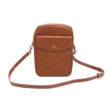 ベリーズヨーク　BELLIES YORK　ショルダーバッグ　BYHLB10902LBR　ブラウン　茶色　ベジタブルタンニン　イタリアンレザー　牛革　ポシェット　スマホショルダー　”エイジングを楽しむ革製品”