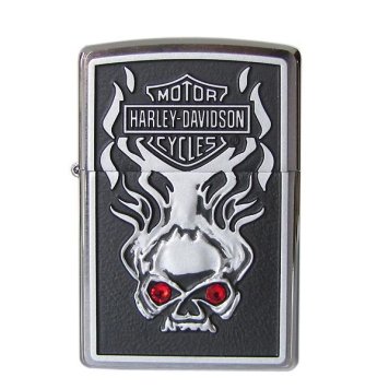 ZIPPO ジッポー ライター ハーレーダビッドソン レッドクリスタル 28267 #28267 アウトドア レジャースポーツ