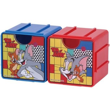 トム＆ジェリー CARTOON ジョイントキュービックコレクションケース 2P スケーター ※送料無料(北海道・沖縄は除く)