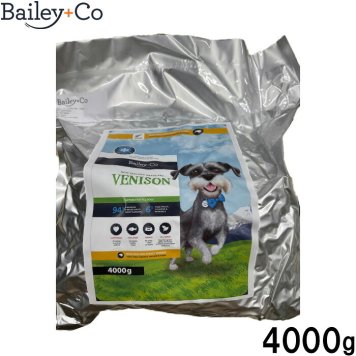 ベイリーコー Bailey＋Co フリーズドライ コンプリート 鹿肉 ドッグフード 4000g