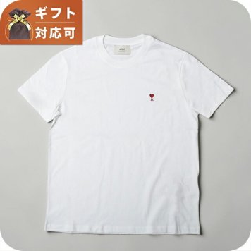 アミパリス AMI PARIS Ami de Coeur パーマネントコレクション Tシャツ BFUTS035-100-XS ユニセックス ホワイト Tシャツ