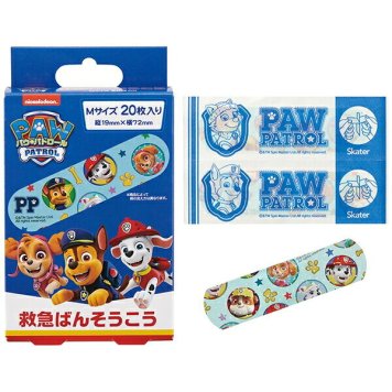 パウ・パトロール 救急絆創膏(ばんそうこう) ※送料無料(ポスト投函)