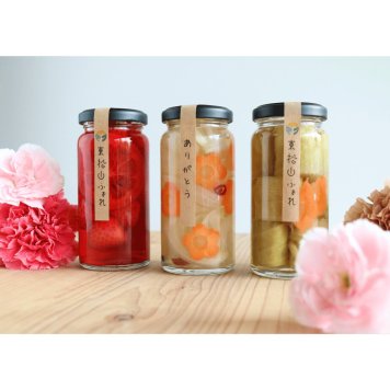 【期間限定】ふぉれの母の日ギフト３本セット 旬の果物使用 旬の野菜使用 グルメプレゼント 母の日 誕生日 記念日 内祝い 結婚祝い 出産祝い 卒業祝い 就職祝い ギフト 贈り物 ピクルス 前菜 おつまみ