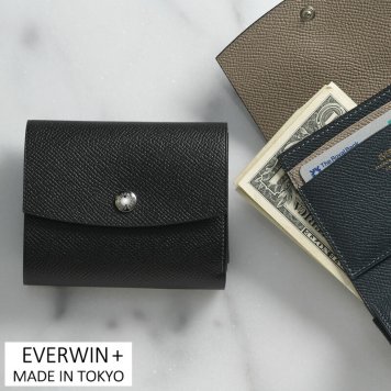 EVERWIN + コンパクト財布 三つ折り 財布 MAISON DE HIROAN