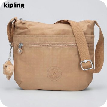 キプリング ショルダーバッグ レディース ブランド Kipling アルト ロゴ ワンポイント 無地 K19911-7CN Early Tan