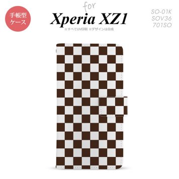 【手帳型 スマホ カバー ケース】【SO01K】【エクスペリア XZ1】手帳型 ケース SO-01K スマホ カバー Xperia XZ1 エクスペリア スクエア 茶 nk-004s-so01k-dr032【メール便送料無料】
