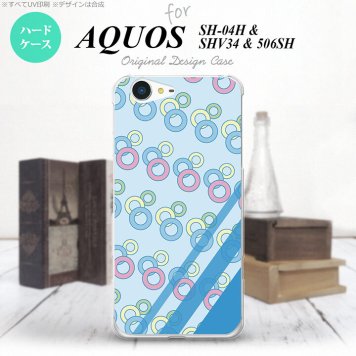 【SH04H】【スマホケース/スマホカバー】【アクオス ゼータ】SH04H スマホケース AQUOS ZETA SH04H カバー アクオス ゼータ 丸 青 nk-sh04h-1663【メール便送料無料】