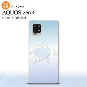 SHG04 SHG04 ZERO6 AQUOS zero6 スマホケース ソフトケース ハート E 青 メンズ レディース nk-zero6-tp319