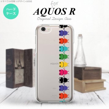 【SH03J】【スマホケース/スマホカバー】【アクオス R】SH03J スマホケース AQUOS R SH-03J カバー アクオス R カエル・かえる クリア（A) nk-sh03j-675【メール便送料無料】