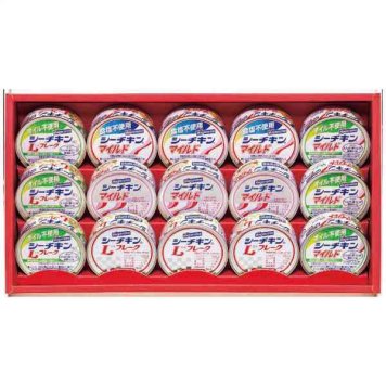 はごろもフーズ シーチキンギフト SET-40B 缶詰 詰め合わせ ツナ缶 15缶 お歳暮 お中元 内祝い お返し 出産 結婚 快気祝い 御礼 ギフト 常温 保存食
