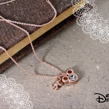 【レディース/ネックレス】ミッキー スワロフスキー レディースネックレス レデイース 女性用 首飾り ペンダント ladies necklace ディズニー ネックレス【Disneyzone】