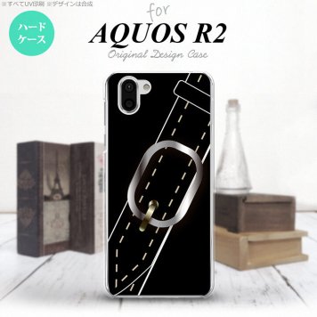 AQUOS R2 アクオス アール2 SH-03K SHV42 専用 スマホケース カバー ハードケース ベルト 黒 nk-r2-326[スマホ,スマホケース,スマホカバー,ケース,カバー,ジャケット]