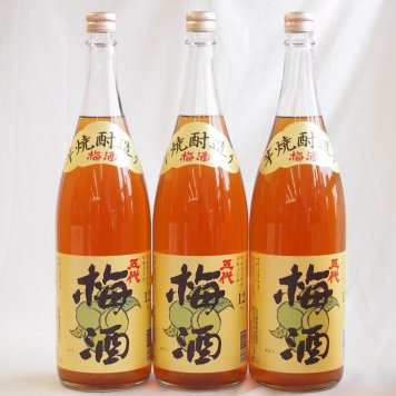 梅酒3本セット(芋焼酎仕込五代梅酒(鹿児島)) 1800ml×3本