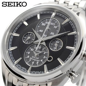 SEIKO 腕時計 セイコー 時計 ウォッチ ソーラー アラーム クロノグラフ メンズ SSC211P1 [並行輸入品]