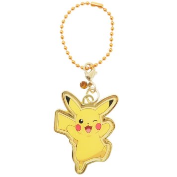 【キーホルダー】【11月】【トパーズ】ポケモン 誕生石カラーキーホルダー ピカチュウ