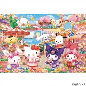 ジグソーパズル 1000ピース サンリオ ドーナツショップへようこそ 1000-168 ビバリー キャラクター パズル かわいい 大人 子供 おうち時間 趣味 集中力 知育 贈り物 ギフト サンリオ正規ライセンス品