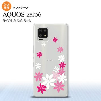 SHG04 SHG04 ZERO6 AQUOS zero6 スマホケース ソフトケース ティアレ A ピンク メンズ レディース nk-zero6-tp1075