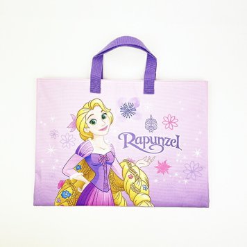ディズニー プリンセス ラプンツェル チャームバッグ パープル トートバッグ スクール キッズ Disney