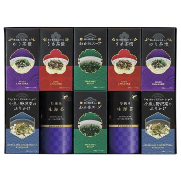 味海苔・お茶漬け・ふりかけ・スープセット LJD-50【北海道・沖縄県・離島 配送不可】
