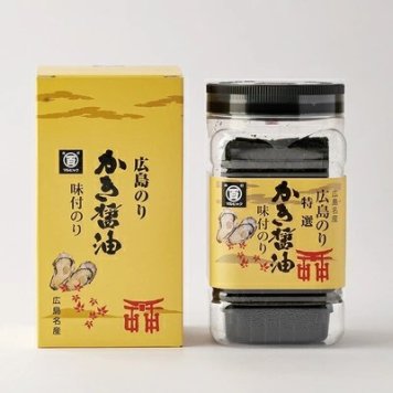 広島のり マルヒャクの「特選かき醤油味付けのり」海苔 1本（32枚）