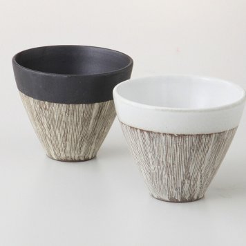 小枝フリーカップペア 陶器 美濃焼 やきものの里から、暮らしを贈ります。　ギフト 食器 セット テーブルウェア