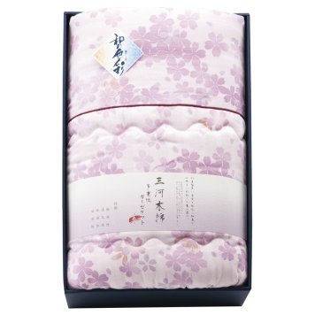 和の色彩 三河木綿 ダブルガーゼ 羽毛タッチ中わた 肌布団 ピンク ／掛け布団 寝具 住まい・家具 お中元 御中元 ギフト 夏ギフト 暑中見舞 残暑見舞 時期 いつ お礼 お返し グルメ のし お盆 初盆 新盆 お供 御供 ギフト 2026 送料無料 ギフト プレゼント プチギフト 内祝い 快気祝い 出産祝い 結婚祝い 引出物 新築祝い お返し