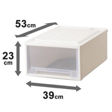 天馬 クローゼット収納 ビュートケース 幅39×奥行53×高さ23cm カプチーノ ( 引き出し 衣装ケース プラスチック ) 【沖縄・離島配送不可】 4904746060297