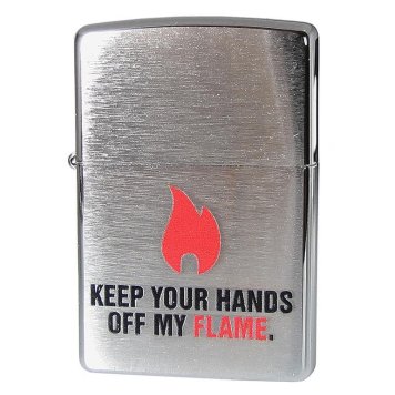 ZIPPO ジッポー ライター KEEP YOUR HANDS OFF キープユアハンズオフ 28649 #28649 アウトドア レジャースポーツ