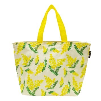 保冷バッグ mimosa white 約24L エコバッグ 保冷機能付き 折りたたみポーチ付き