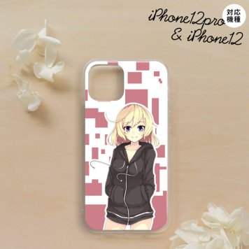 iPhone12/iPhone12pro iPhone12 / iPhone12pro スマホケース ソフトケース 女の子 A ピンク メンズ レディース nk-i12-tp1322