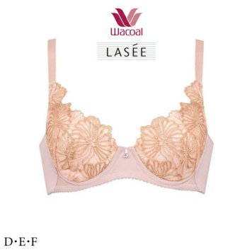 ワコール LASEE【ラゼ】胸もと年齢マイナス５歳をめざすブラ＜ふっくら長持ち＞ BFA438 3/4カップブラ D・E・Fカップ