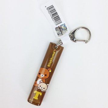 リラックマ イニシャルキーホルダー T グッズ  (MCOR)