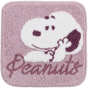 スヌーピー PEANUTS マルチマット フラッフィー  PK ピンク 38×38
