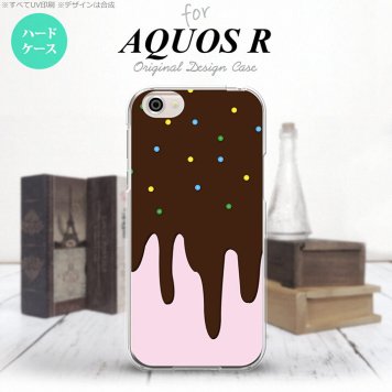 【SH03J】【スマホケース/スマホカバー】【アクオス R】SH03J スマホケース AQUOS R SH-03J カバー アクオス R アイス ピンク nk-sh03j-347【メール便送料無料】