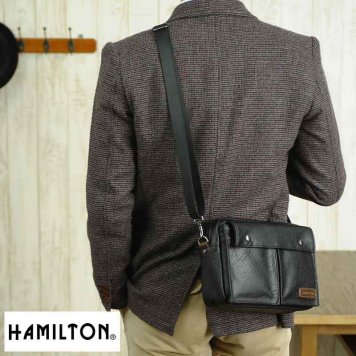HAMILTON ヨコ型ミニショルダーバッグ