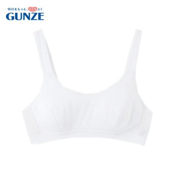 ジュニアレディース pied clair ピエクレール Stage2 スポーツブラ ハーフトップ カップ付き グンゼ GUNZE 子供下着 スポーツブラジャー | ブラジャー ブラ スポーツ スポブラ ジュニア 子供 キッズ ガールズインナー