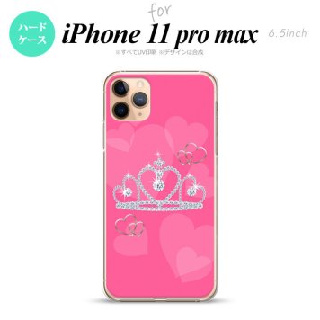 iPhone11ProMax iPhone11pro max スマホケース ハードケース クラウン ピンク メンズ レディース nk-i11pm-601