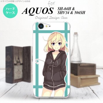 【SH04H】【スマホケース/スマホカバー】【アクオス ゼータ】SH04H スマホケース AQUOS ZETA SH04H カバー アクオス ゼータ キャラB 水色 nk-sh04h-1330【メール便送料無料】