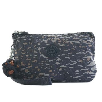 キプリング Kipling K15156 95T CREATIVITY XL クリエイティビティエックスエル ストラップ付 ポーチ ミニバッグ WATER CAMO パープルグレー系マルチ