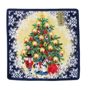 フェイラー ハンカチ FEILER ハンドタオル フェイスタオル タオルハンカチ 25cm クリスマス 限定 復刻 WEIHNACHTEN ブルー 【スペシャルラッピング660円(別売り)】 誕生日 結婚祝い 結婚式 結婚記念日 出産祝い バレンタイン 高級 ホワイトデー 母の日