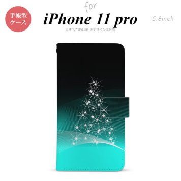 iPhone11Pro iPhone11 Pro 手帳型スマホケース カバー ライトツリー 緑  nk-004s-i11p-dr630