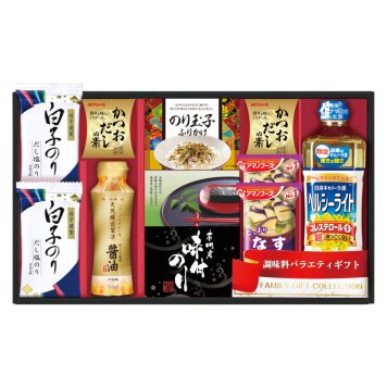 日清オイリオ&白子のり食卓詰合せ  ／セット・詰め合わせ 調味料 食品 お中元 御中元 ギフト 暑中 残暑 お盆 初盆 新盆 お供 御供 ギフト 2026 送料無料 ギフト プレゼント プチギフト 内祝い 快気祝い 出産祝い 結婚祝い 引出物 新築祝い お返し