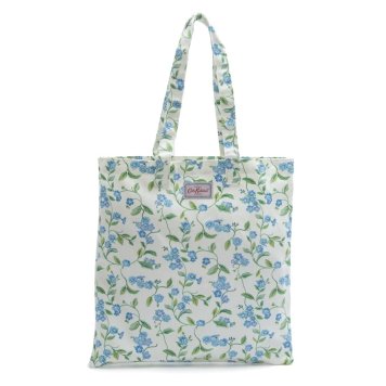 キャスキッドソン Cath Kidston トートバッグ 1010688 106142618286102 COTTON BOOKBAG コットン ブックバッグ ショルダー トート レディース CREAM/FORGET ME NOT オフホワイト系＋フラワー柄マルチカラー
