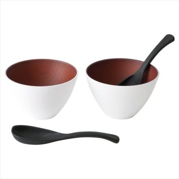 紀州塗 MAKOTO japan プラティーク スープボウルペア 0774003  内祝 内祝い お祝 御祝 記念品 出産内祝い プレゼント 快気祝い 粗供養 引出物